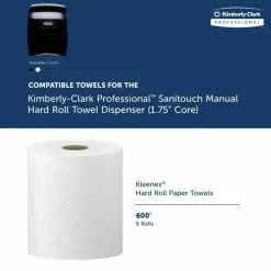 Kimberly-Clark Professional* Sanitouch Hard Roll Towel Dispenser, For 1.75