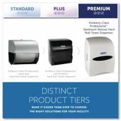 Kimberly-Clark Professional Sanitouch Manual Hard Roll Towel Dispenser - Touchless Dispenser - 16.1"x12.6"x 10.2" Depth - 09991