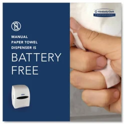 Kimberly-Clark Professional Sanitouch Manual Hard Roll Towel Dispenser - Touchless Dispenser - 16.1