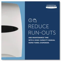 Kimberly-Clark Professional Sanitouch Manual Hard Roll Towel Dispenser - Touchless Dispenser - 16.1
