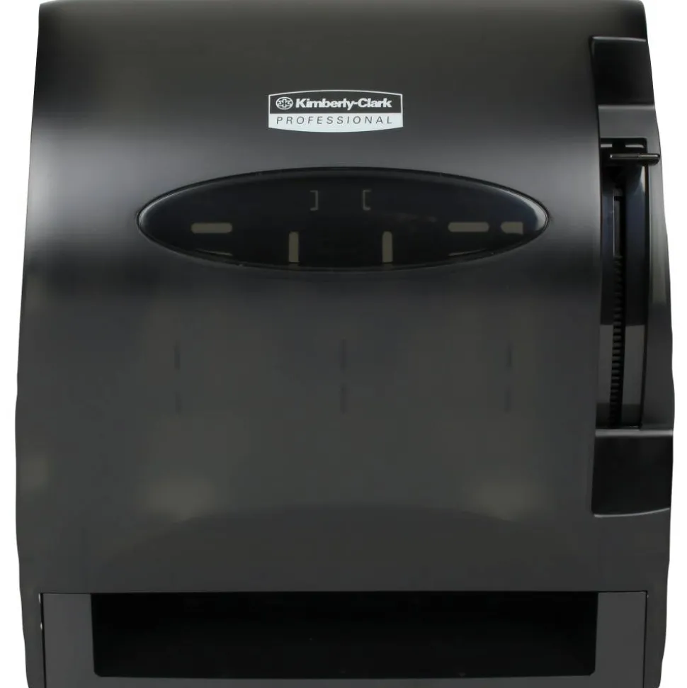 Kimberly-Clark Professional In-Sight LEV-R-MATIC Roll Towel Dispenser, Smoke Gray