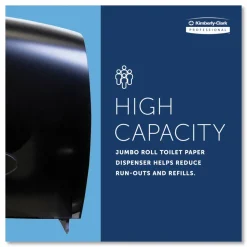Kimberly Clark Professional Plastic Jumbo Roll Toilet Paper Dispenser, Smoke