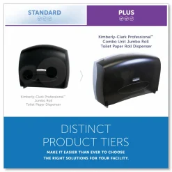 Kimberly Clark Professional Plastic Jumbo Roll Toilet Paper Dispenser, Smoke