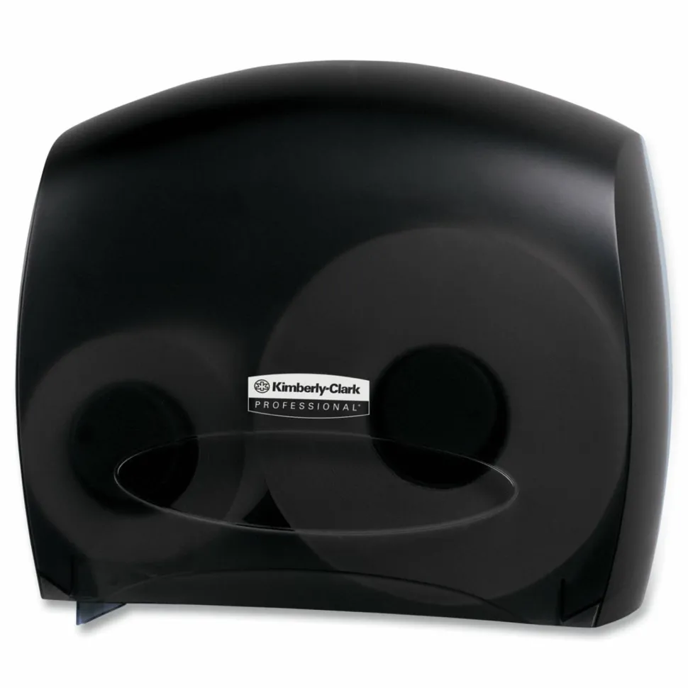 Kimberly-Clark Professional* JRT Jr. Escort Jumbo Bathroom Tissue Dispenser, 13.33 x 5.75 x 16, Smoke