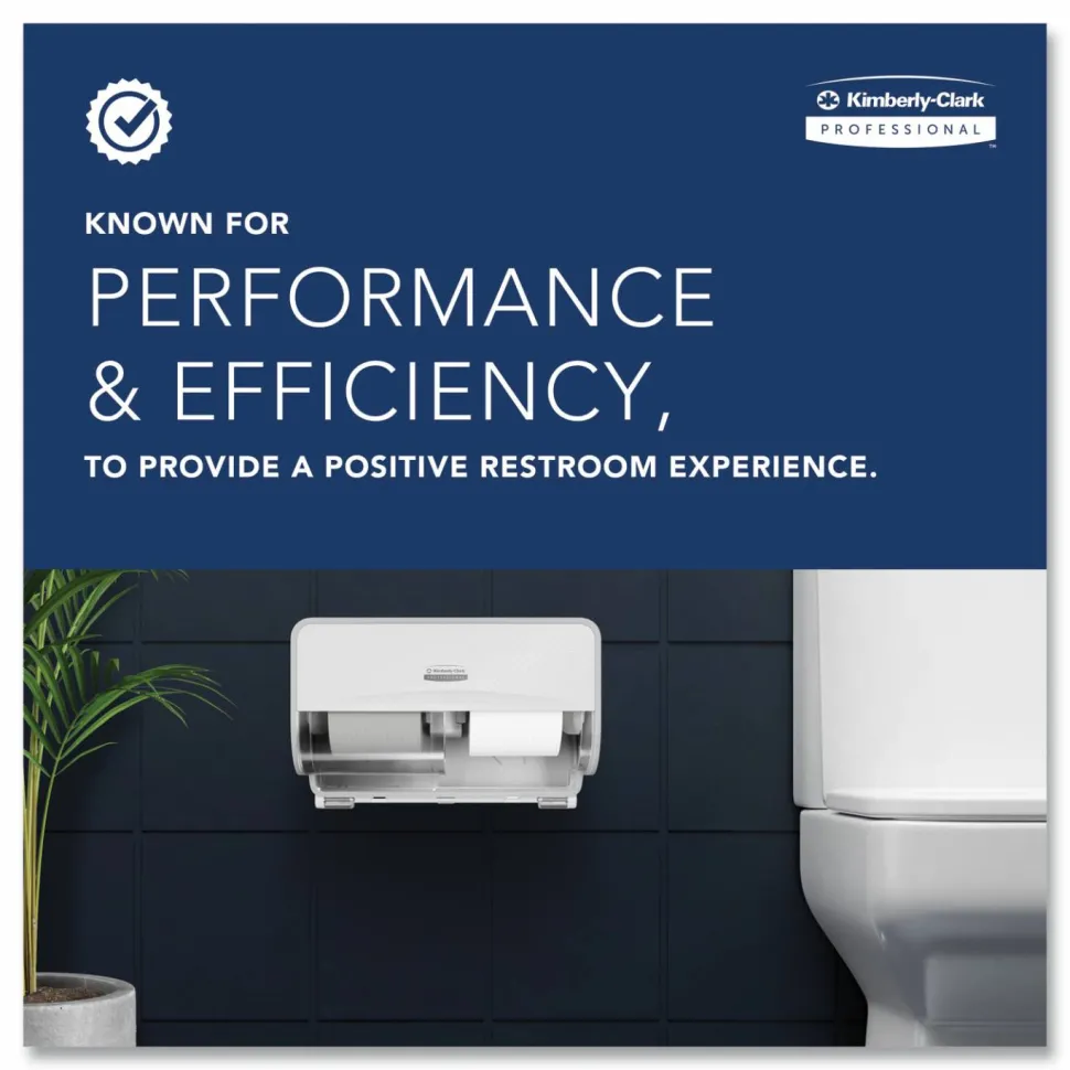 Kimberly-Clark Professional* JRT Jr. Escort Jumbo Bathroom Tissue Dispenser, 13.33 x 5.75 x 16, Smoke