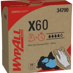 Kimberly-Clark Professional Wipers WypAll X60 Pop-Up Box, 9 1/10