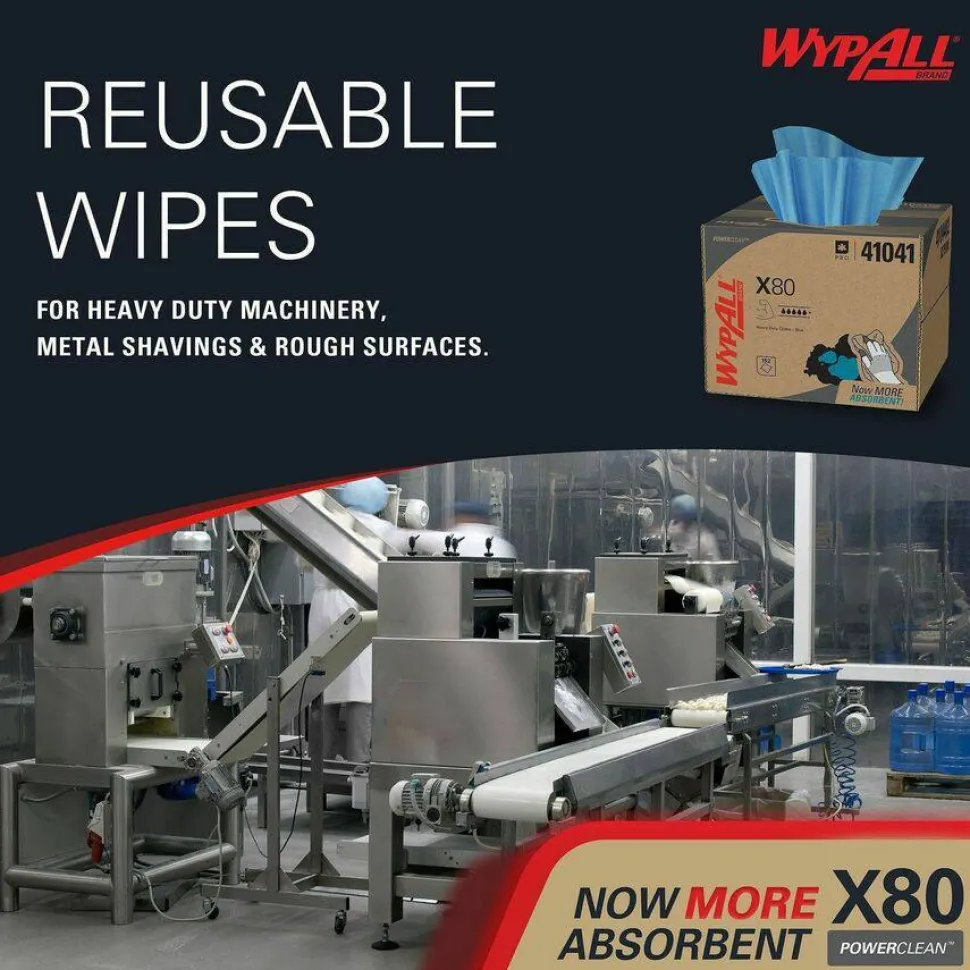 Kimberly-Clark Professional Wipers Wypall X80 Brag Box , Box Of 160
