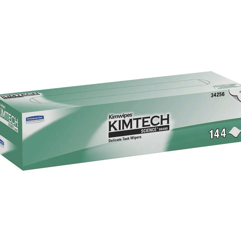Kimberly-Clark Professional Kimtech Science Kimwipes Pop-Up Box, 14 7/10" x 16 3/5", 144/Box