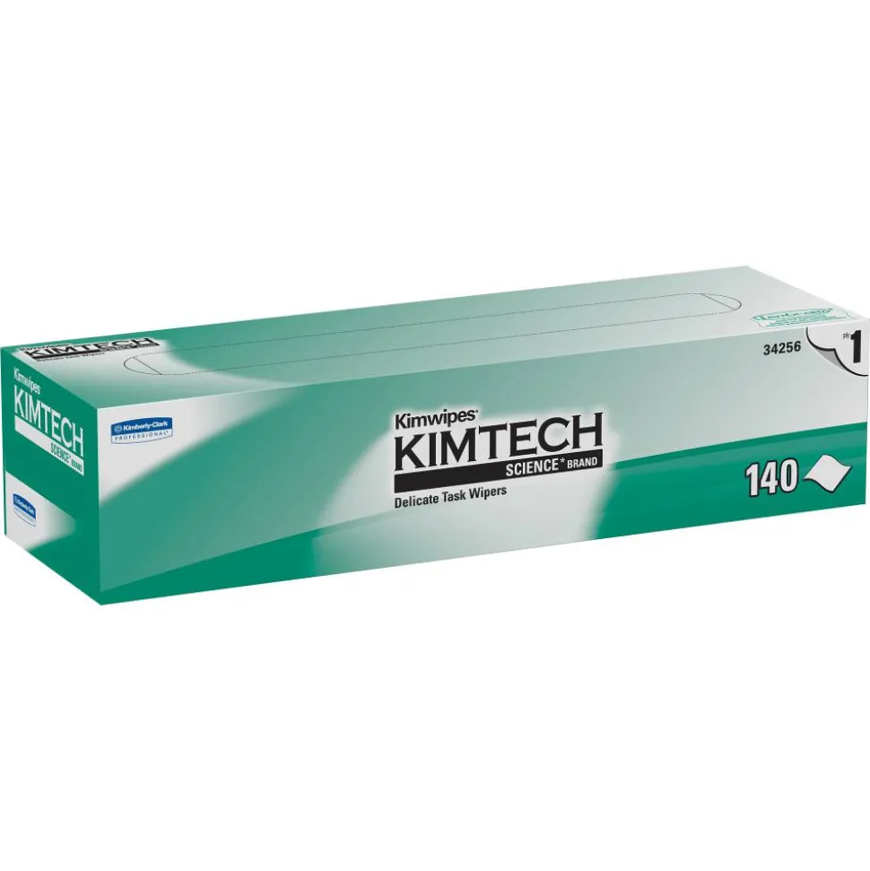 Kimberly-Clark Professional Kimtech Science Kimwipes Pop-Up Box, 14 7/10" x 16 3/5", 144/Box
