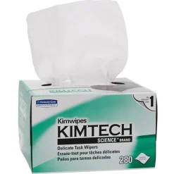 KIMTECH Kimwipes 1-Ply Delicate Task Wipers, 4-7/16
