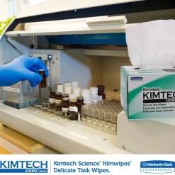KIMTECH Kimwipes 1-Ply Delicate Task Wipers, 4-7/16