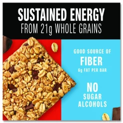 KIND Healthy Grains Energy Dark Chocolate Chunk Bars, 1.4 oz Bar, 10/Box