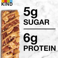 KIND Healthy Snack Bars, Sea Salt/Caramel/Almond, 1.4 Oz, Box Of 12 Bars