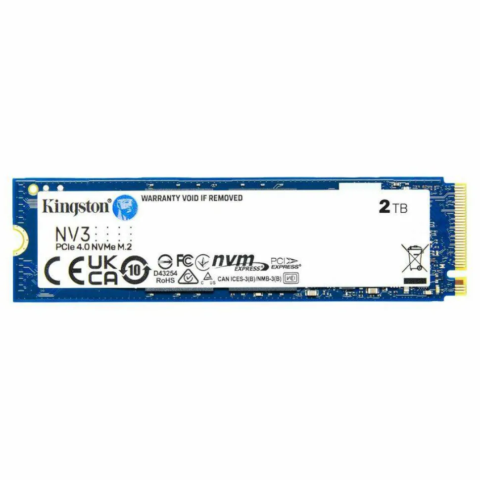 Kingston NV3 2 TB Solid State Drive - M.2 2280 Internal - PCI Express NVMe (PCI Express NVMe 4.0 x4)