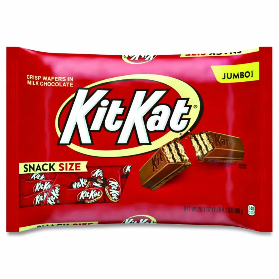 Kit Kat Snack Size, Crisp Wafers in Milk Chocolate, 20.1 oz Bag