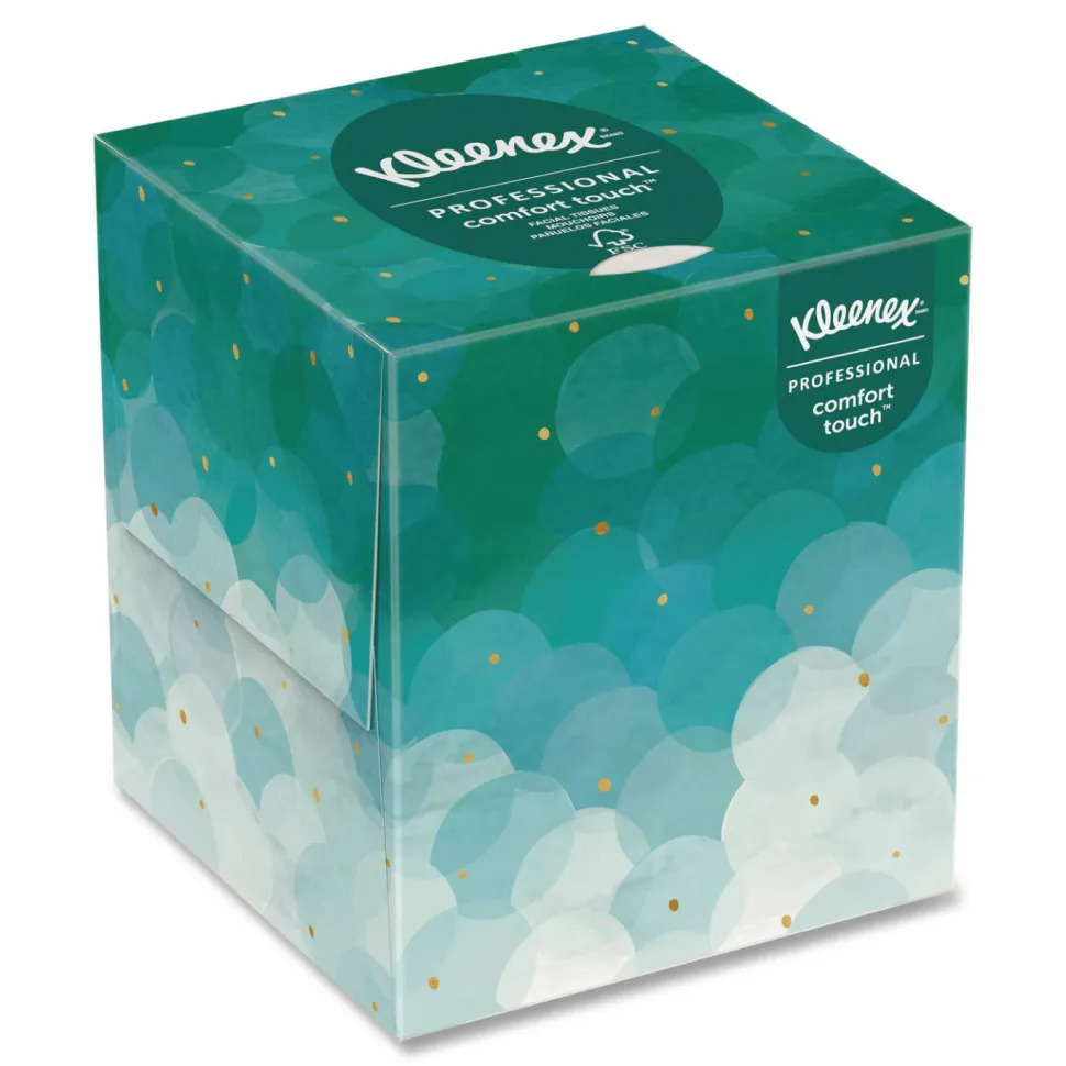 Kleenex Professional Facial Tissue, Pop-Up Box, 2-Ply, White, 90 Sheets/Box, 36 Boxes/Carton