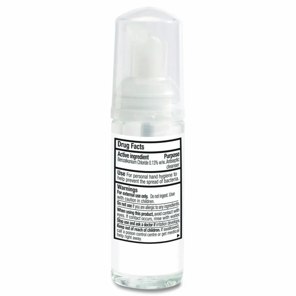 Kleenex Alcohol-Free Foam Hand Sanitizer, 1.5 oz Pump Bottle, Unscented, 24/Carton