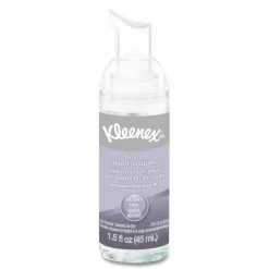 Kleenex Alcohol-Free Foam Hand Sanitizer, 1.5 oz Pump Bottle, Unscented, 24/Carton