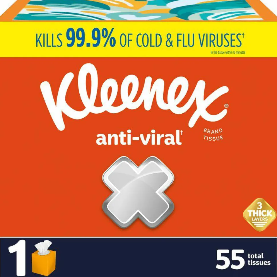 Kleenex Anti-viral Facial Tissue