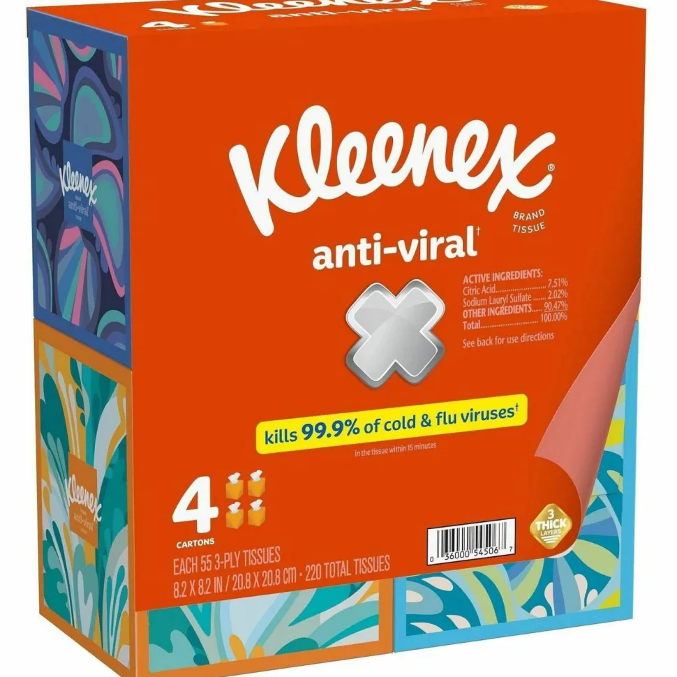 Kleenex Anti-viral Facial Tissue