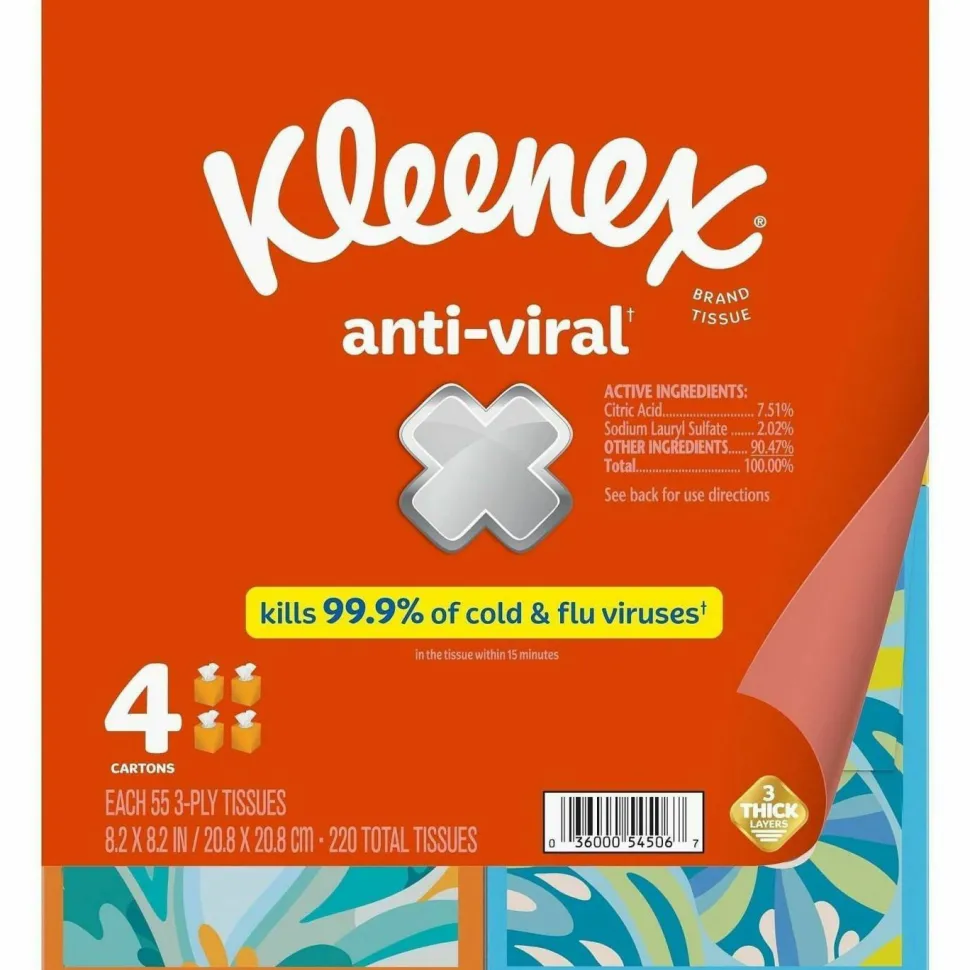 Kleenex Anti-viral Facial Tissue