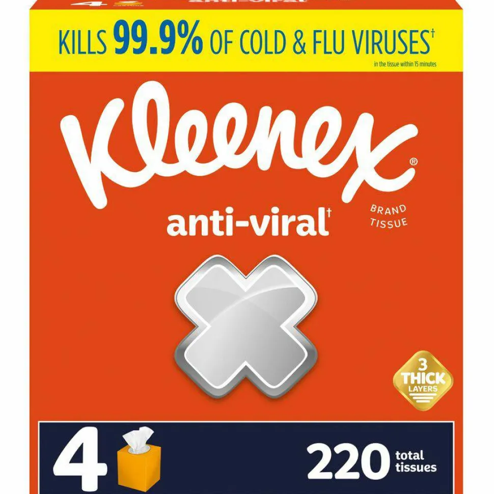 Kleenex Anti-viral Facial Tissue