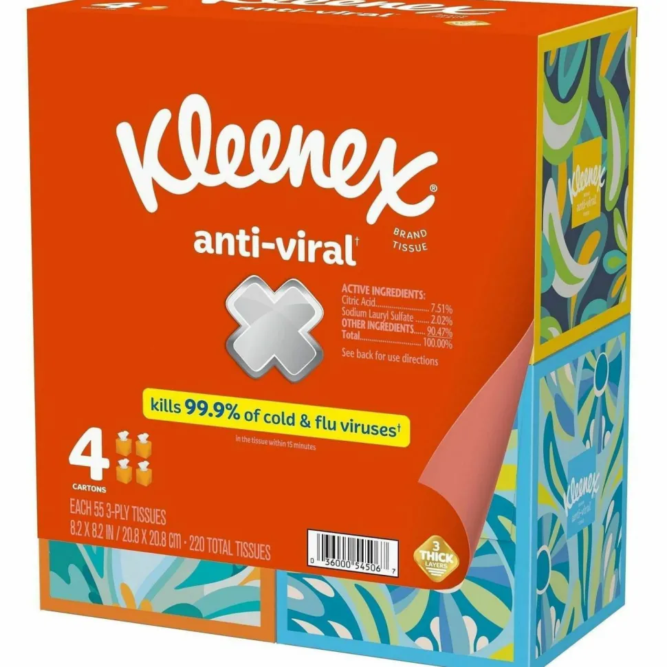 Kleenex Anti-viral Facial Tissue