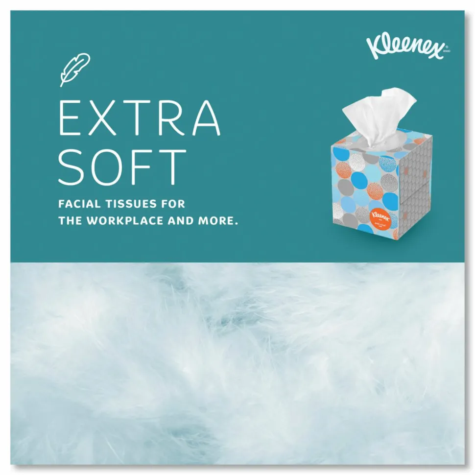 Kleenex Anti-Viral 3-Ply Facial Tissue, White, 68 Sheets Per Box, Carton Of 12