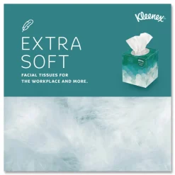Kleenex Boutique 2-Ply Facial Tissue, White, 95 Sheets Per Box, Carton Of 36 Boxes
