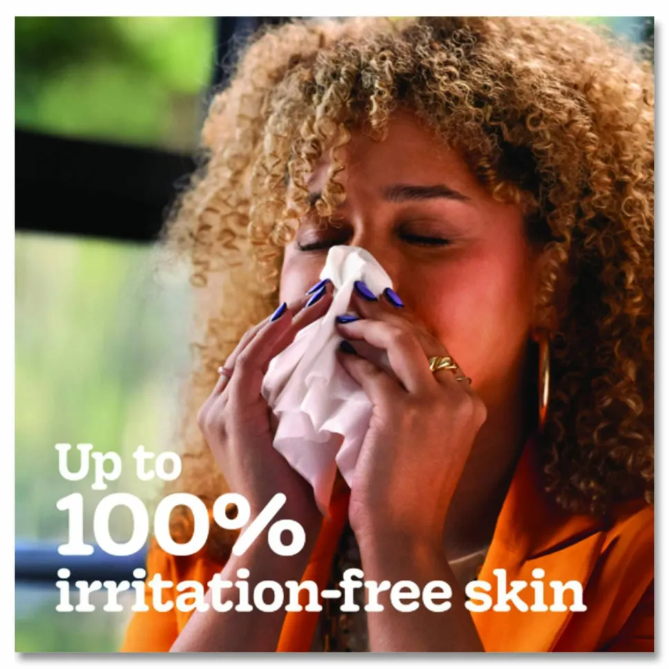 Kleenex On The Go Packs Facial Tissues, 3-Ply, White, 10 Sheets/Pouch, 16 Pouches/Pack, 6 Packs/Carton