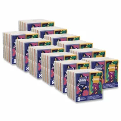 Kleenex On The Go Packs Facial Tissues, 3-Ply, White, 10 Sheets/Pouch, 8 Pouches/Pack, 12 Packs/Carton