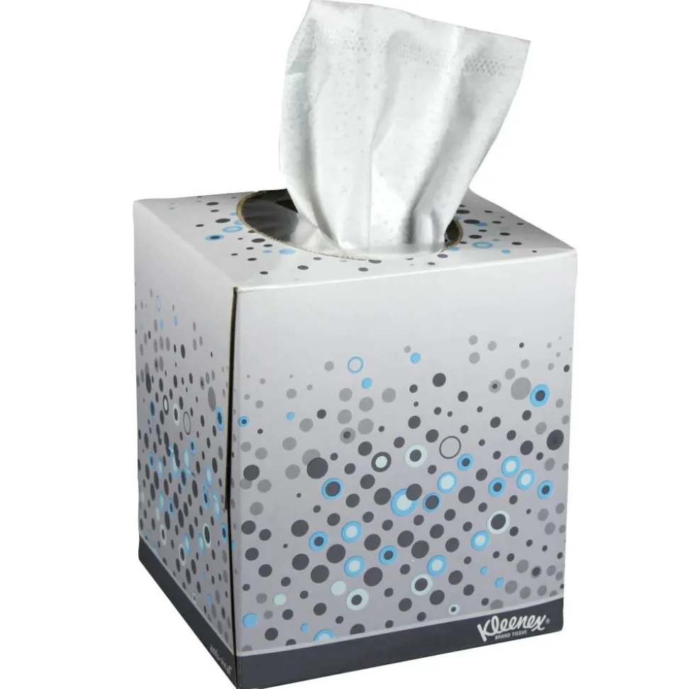 Kleenex Professional Anti-Viral 3-Ply Facial Tissues, White, 55 Tissues Per Box, Pack Of 3 Boxes
