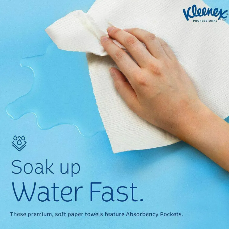 Kleenex Professional C-Fold Paper Towels, 150 Sheets Per Pack, Case of 16 Packs