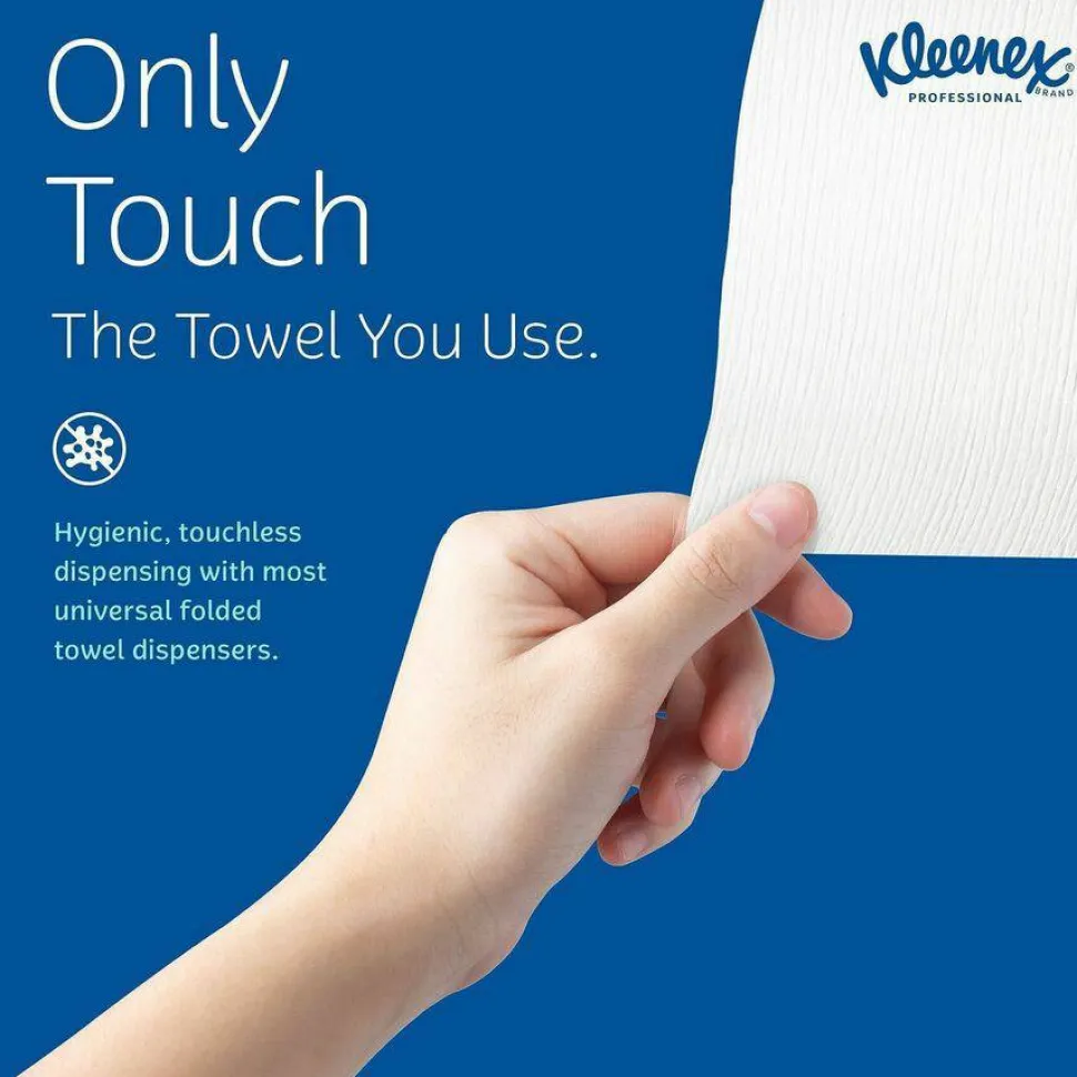 Kleenex Professional C-Fold Paper Towels, 150 Sheets Per Pack, Case of 16 Packs
