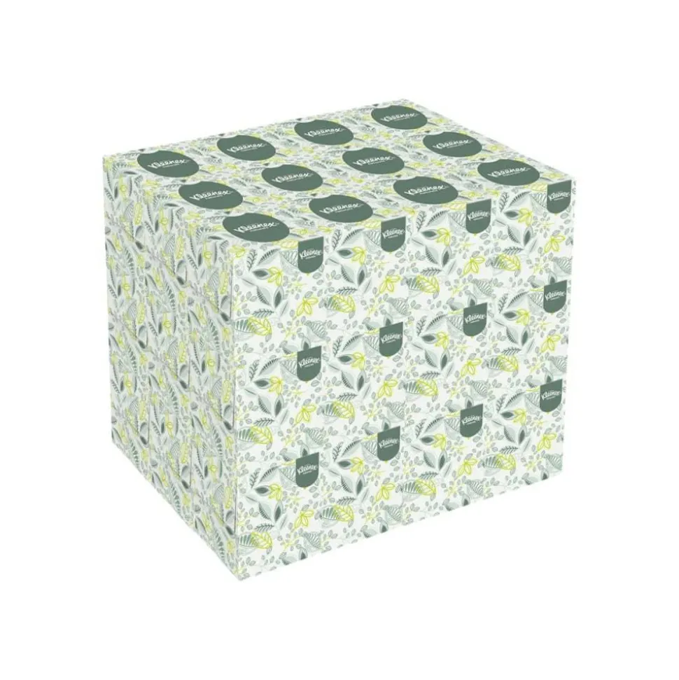 Kleenex Professional Naturals Boutique Facial Tissue Cube, 90 Sheets Per Box, Case of 36 Boxes, 21272