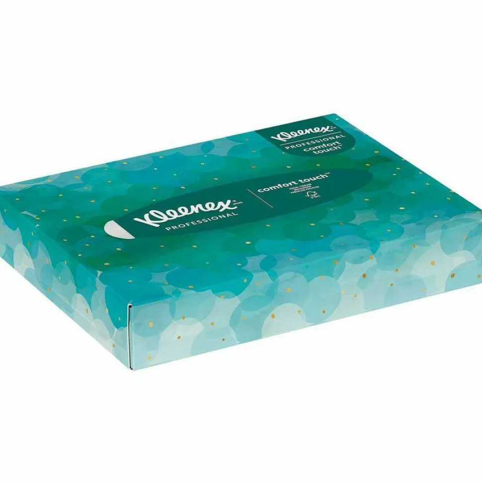 Kleenex Professional White Facial Tissue Junior Pack, 2-Ply, 48 Sheets/Box, 64 Boxes/Carton