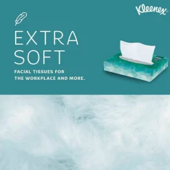 Kleenex Professional White Facial Tissue Junior Pack, 2-Ply, 48 Sheets/Box, 64 Boxes/Carton
