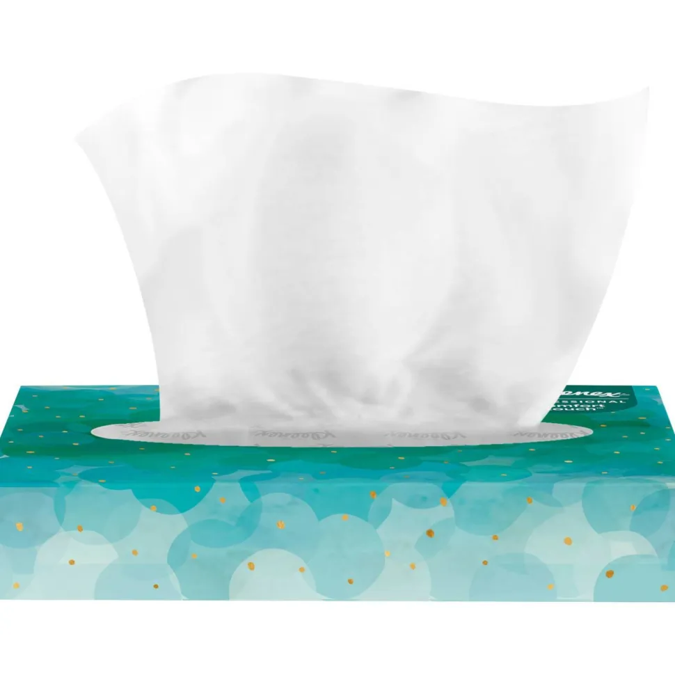Kleenex Professional White Facial Tissue Junior Pack, 2-Ply, 48 Sheets/Box, 64 Boxes/Carton