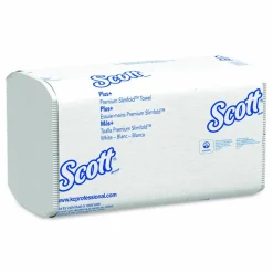 Kleenex Slimfold 1-Ply Paper Towels, 50% Recycled, 90 Sheets Per Pack, Case Of 24 Packs