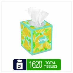 Kleenex Soothing Lotion Facial Tissue, 3-Ply, White, 60 Sheets/Box, 27 Boxes/Carton