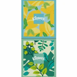 Kleenex Soothing Lotion 3-Ply Tissues, White, 60 Tissues Per Box, Case Of 4 Boxes
