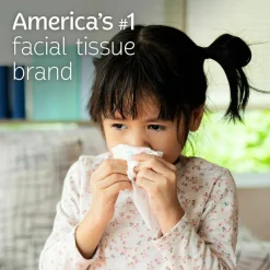 Kleenex Trusted Care 2-Ply Facial Tissues, White, 70 Tissues Per Box, Pack Of 4