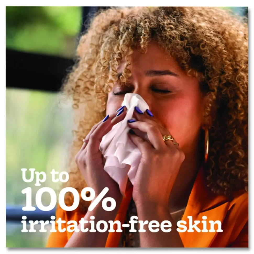 Kleenex Ultra Soft Facial Tissue, 3-Ply, White, 120 Sheets/Box, 4 Boxes/Pack, 6 Packs/Carton