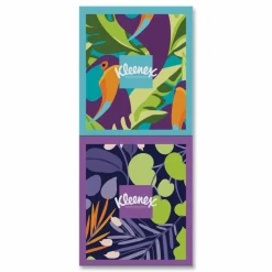 Kleenex Ultra Soft Facial Tissue, 3-Ply, White, 60 Sheets/Box, 4 Boxes/Pack, 12 Packs/Carton