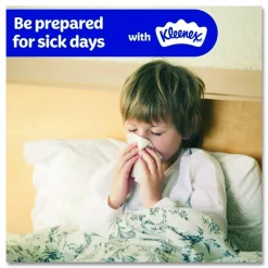 Kleenex Ultra Soft Facial Tissue, 3-Ply, White, 120 Sheets/Box, 4 Boxes/Pack, 8 Packs/Carton