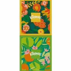 Kleenex Ultra Soft Facial Tissue, 3-Ply, White, 60 Sheets/Box, 4 Boxes/Pack, 3 Packs/Carton
