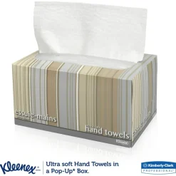 Kleenex Ultra-Soft 1-Ply Folded Paper Towels In Pop-up Box, Pack Of 70 Sheets