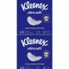 Kleenex Ultra Soft 3-Ply Unscented Tissues, 8-1/4" x 8-7/16", 65 Per Box, Pack Of 4 Boxes