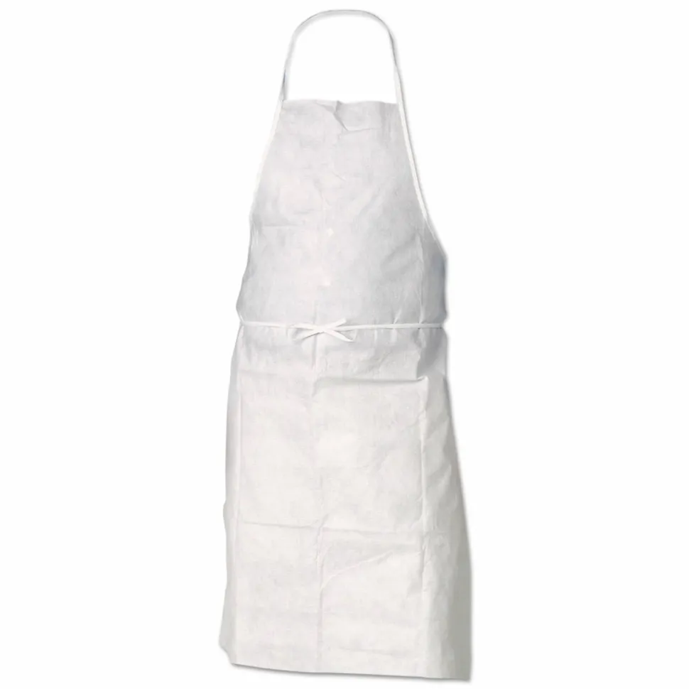 KleenGuard A20 Breathable Particle Protectioin Apron 36550, MICROFORCE Barrier SMS Fabric, One Size Fits Most, White