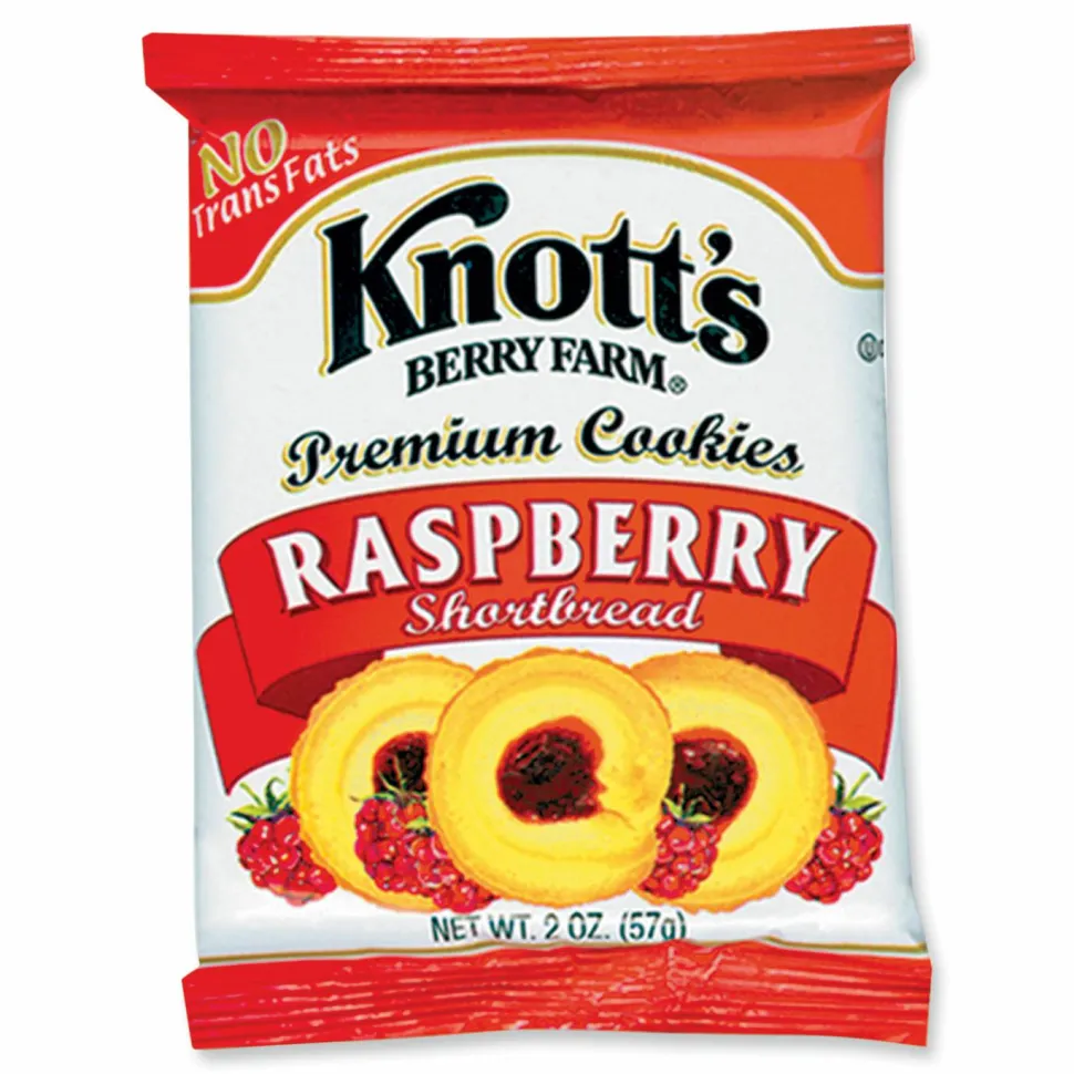 Knott's Berry Farm Raspberry Cookies, 2 Oz , Box Of 36